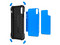 Funda Ballistic Tough Jacket para iPhone XS Max. Uso rudo. Color Azul.