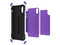 Funda Ballistic Tough Jacket para iPhone XS Max. Color Violeta.