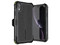 Funda Ballistic TJ Maxx para iPhone XR con clip y mica de cristal templado. Color Negro.