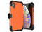Funda Ballistic TJ Max para iPhone X/XS con clip y mica de cristal templado. Color Naranja.
