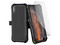 Funda Ballistic TJ Max para iPhone XS Max con clip y mica de cristal templado. Color Negro.