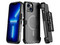 Funda Echelon Fuse Clip para iPhone 16e iPhone 14 y iPhone 13. Color Negro.