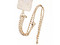 Correa Cruzada Con Cadena Ajustable MyBat Gilded Ivory Adorn, Fijación Universal para Fundas. Color Blanco.