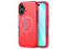 Funda MyBat Fuse Mag para iPhone 16. Color Rojo.