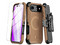 Funda MyBat Maverick Mag Clip para iPhone 17 Air con mica. Color Café.