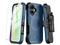 Funda MyBat Maverick Mag Clip para iPhone 17 con mica. Color Azul.