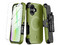 Funda MyBat Maverick Mag Clip para iPhone 17 con mica. Color Verde.
