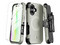 Funda MyBat Maverick Mag Clip para iPhone 17 con mica. Color Gris.
