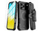 Funda MyBat Maverick Mag Clip para iPhone 17 Pro con mica. Color Negro.