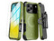 Funda MyBat Maverick Mag Clip para iPhone 17 Pro con mica. Color Verde.