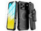 Funda Protectora MyBat Maverick Mag, Compatible con iPhone 17 Pro Max, Color Negro.