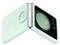 Funda Samsung de silicona para Galaxy Flip 5 con anillo. Color Menta.
