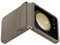 Funda Samsung para Galaxy Flip 5 de cuero auténtico. Color Gris.