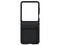 Funda Samsung para Galaxy Flip 5 de cuero auténtico. Color Negro.
