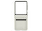 Funda Samsung para Galaxy Flip 5 de cuero auténtico. Color Gris.