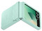 Funda Samsung Kindsuit para Galaxy Flip 7 FE y Galaxy Flip 6. Material Cuero Vegano. Color Menta.