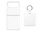 Funda Samsung para Galaxy Z Flip4 con anillo. Color Transparente.