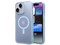 Funda Tekku Matte para iPhone 15 compatible con MagSafe. Color Azul Transparente.