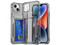 Funda Tekku con tarjetero para iPhone 15. Color Humo.