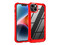 Funda Tekku Shock Hardshell para iPhone 15. Color Rojo.