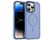 Funda Tekku Matte Style para iPhone 15 Pro compatible con MagSafe. Color Azul Transparente.
