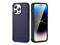 Funda Tekku Tough Cover para iPhone 15 Pro. Color Azul.
