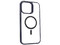 Funda Tekku GStyle para iPhone 15 Plus compatible con MagSafe. Color Transparente con Negro.
