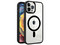 Funda Tekku ClrColor para iPhone 15 Plus compatible con MagSafe. Color Transparente con Negro.
