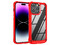 Funda Tekku Shock Hardshell para iPhone 15 Pro Max. Color Rojo.