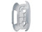 Montaje para Botón o Doble Botón AJAX HOLDER BUTTON & DOUBLE BUTTON, Plástico. Color Blanco.
