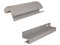 Bracket tipo GZ AXCEZE AX-M620-GZ para puerta y marco de cristal.