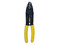 Pinza Cortacables y Pelacables 10 a 22 AWG con Plegador de Conectores, Color Negro.