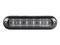 Luz Auxiliar Epcom Ultra Brillante para Exterior, de 6 LEDs, Color Rojo, con mica transparente y bisel negro, IP67.