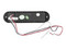 Luz Auxiliar Epcom Ultra Brillante para Exterior, de 6 LEDs, Color Rojo, con mica transparente y bisel negro, IP67.
