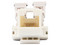 Conector Jack Enson RJ45 Cat6. Color Blanco.