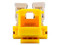 Conector Enson Jack RJ-45 Cat6, de impacto. Color Amarillo.