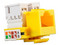 Conector Enson Jack RJ-45 Cat6, de impacto. Color Amarillo.