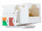 Conector Belden Jack RJ-45 Cat5e. Color Blanco.