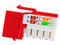 Conector Modular Jack RJ-45 Enson EPRO-JACK5E-RD, Posición Vertical, Cat5e, Compatible con placas Enson EPRO-FP.