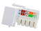 Conector Jack Enson RJ-45 Cat5e. Color Blanco.