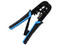 Pinza Ponchadora Enson ENS-NT02 Para Conectores RJ45, Con Navaja de Corte, Color Negro.