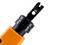 Pinza Ponchadoras de Jack Enson ENS-TL057, Para UTP y FTP, Cuchilla Doble 110 y 66, Color Amarillo.