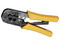 Pinza Ponchadora Fluke Networks Modular para conectores RJ-11 y RJ-45. Color Amarillo.