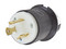Clavija Industrial Hubbell con Bloqueo de Media Vuelta, 125Vca, Nema L5-30P.
