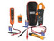 Multímetro Digital de Gancho Klein Tools CL120VP, 600V, Negro/Naranja, con Kit de Prueba Eléctrica.