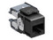Conector Leviton RJ-45, Cat6A, UTP. Color negro.