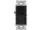 Apagador Lutron CA-1PS-BL-S de Un solo polo, Soporta hasta 15A. Color Negro.