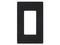 Placa de Pared LUTRON CW1-BL, 1 espacio, Para Atenuador, Apagador o Control Remoto. Color Negro.