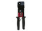 Pinza para Crimpear RJ-11 y RJ-45 Fabricada en acero al carbón. Corta, pela y crimpea