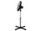Ventilador de Pedestal MYTEK MY-3327, 3 Velocidades. Color Negro.